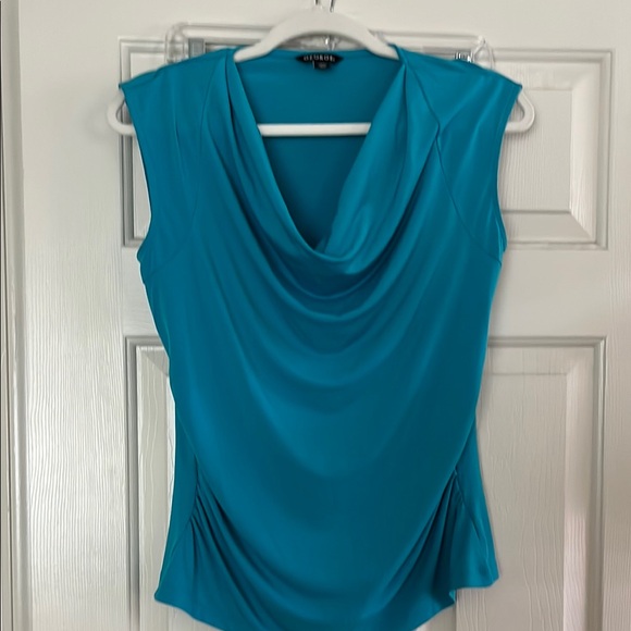 George Tops - George brand Women's Blue/Green Sleeveless Top, Medium